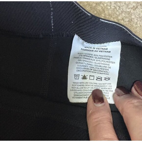 Nike Pro Womens Size Medium Black 9" Inseam Compression Shorts - Picture 3 of 7